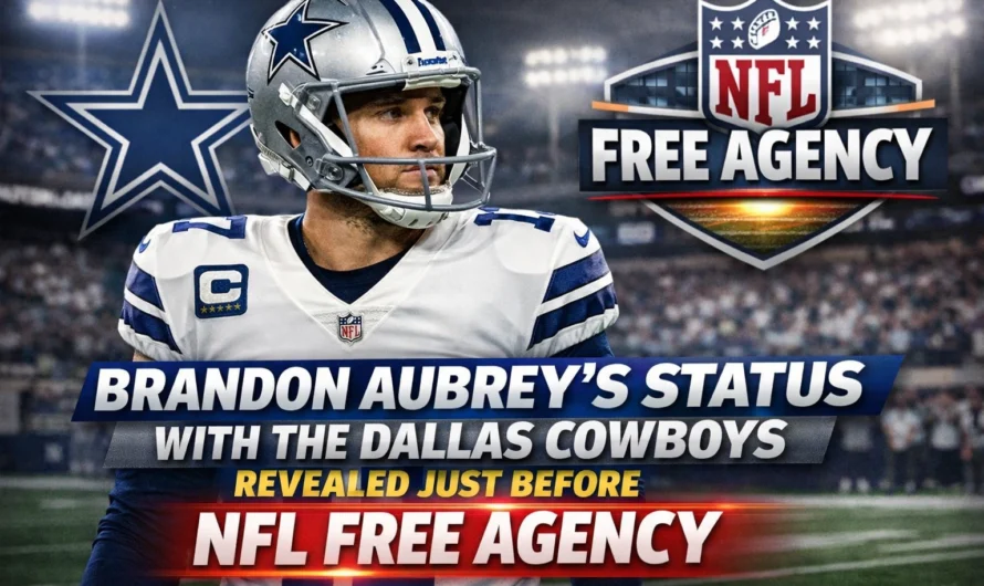 Brandon Aubrey’s Status with the Dallas Cowboys Revealed Just Before NFL Free Agency