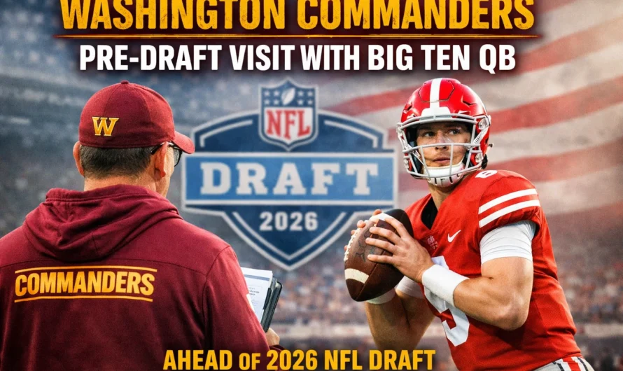 Washington Commanders Spark Rumors with Major Pre-Draft Visit: Is a Big Ten Gunslinger the Future?