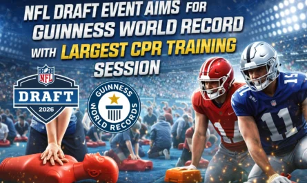NFL Draft Guinness World Record CPR Training