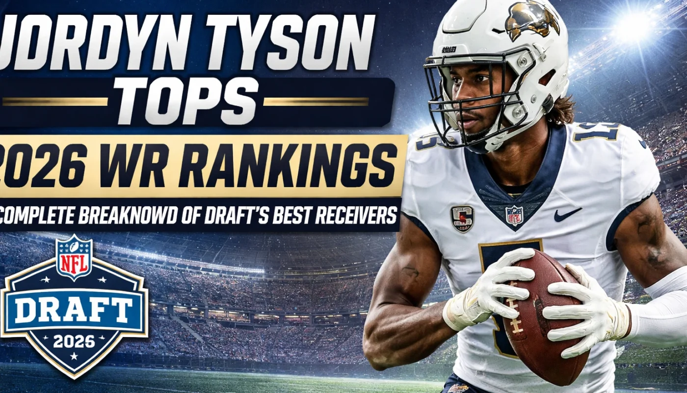 Jordyn Tyson 2026 NFL Draft WR rankings