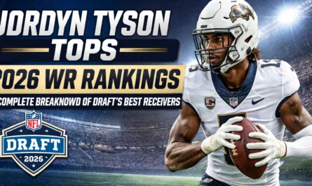 Jordyn Tyson 2026 NFL Draft WR rankings