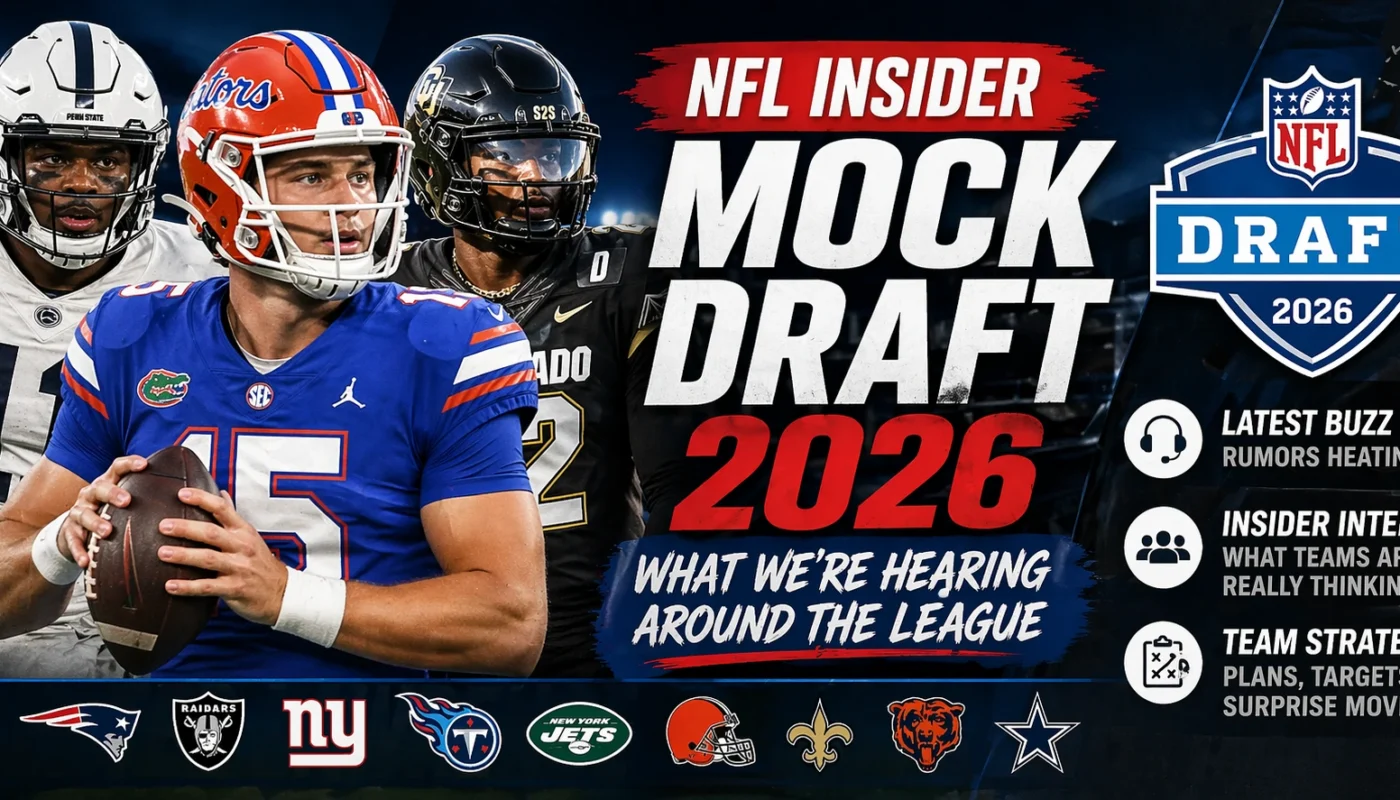 NFL insider mock draft 2026