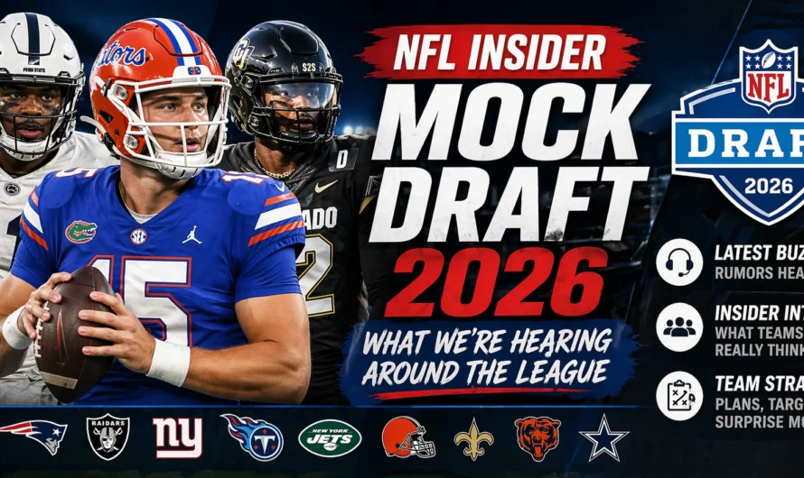 NFL Insider Mock Draft Breakdown: Shocking Trades and Defensive Dominance in 2026