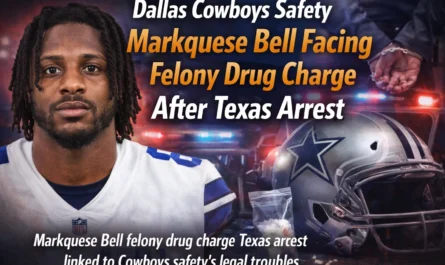 Markquese Bell felony drug charge Texas arrest
