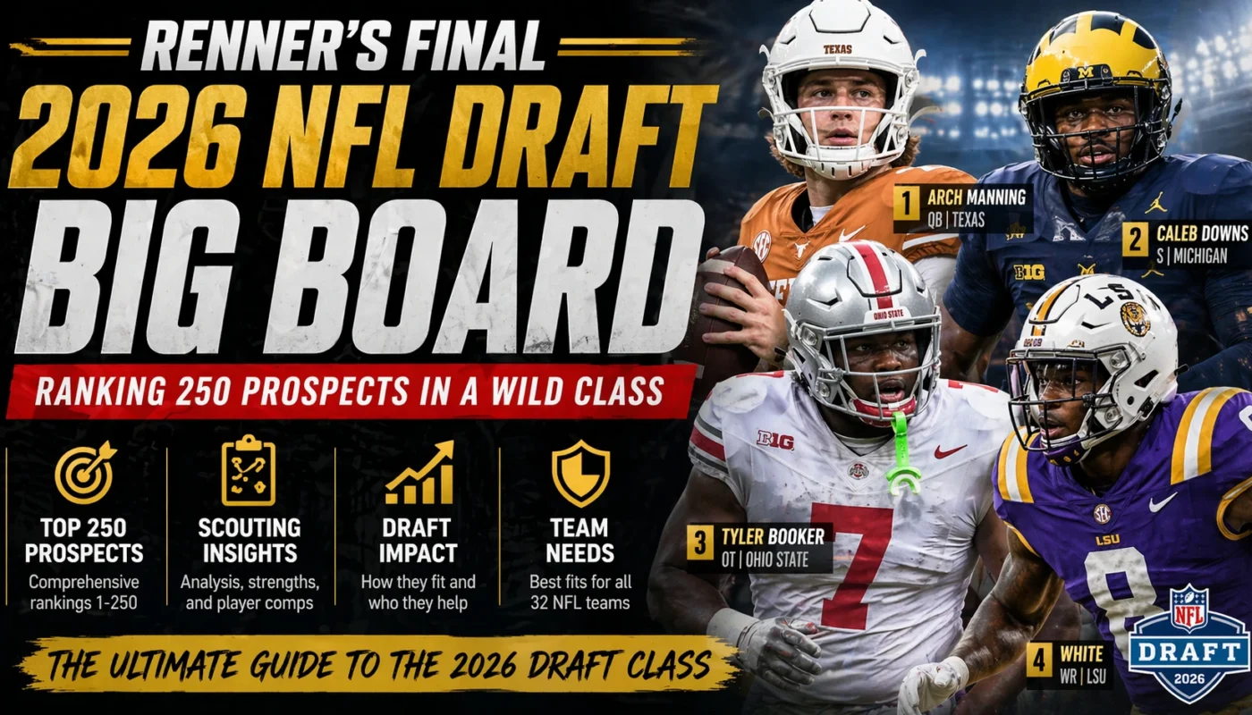 2026 NFL Draft prospect rankings