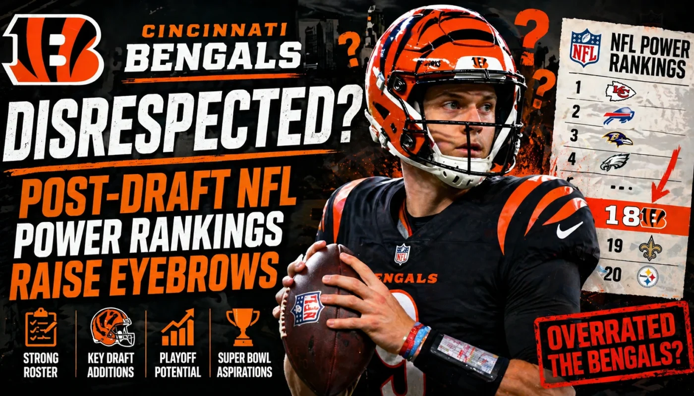 Cincinnati Bengals power rankings 2026