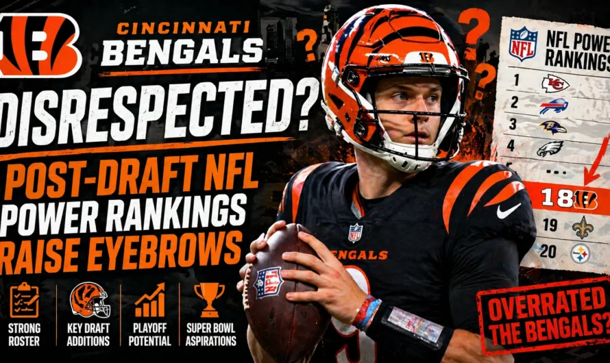 The Jungle Is Rumbling: Are the Cincinnati Bengals Disrespected in Post-Draft Rankings?