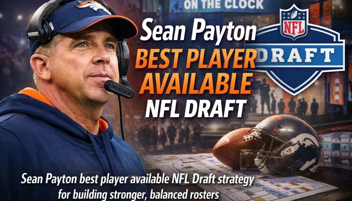 Sean Payton best player available NFL Draft