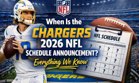 Chargers 2026 schedule announcement date