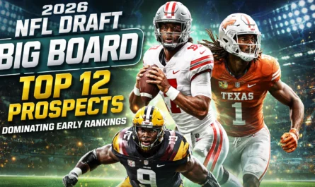 2026 NFL Draft Big Board Top 12 Prospects