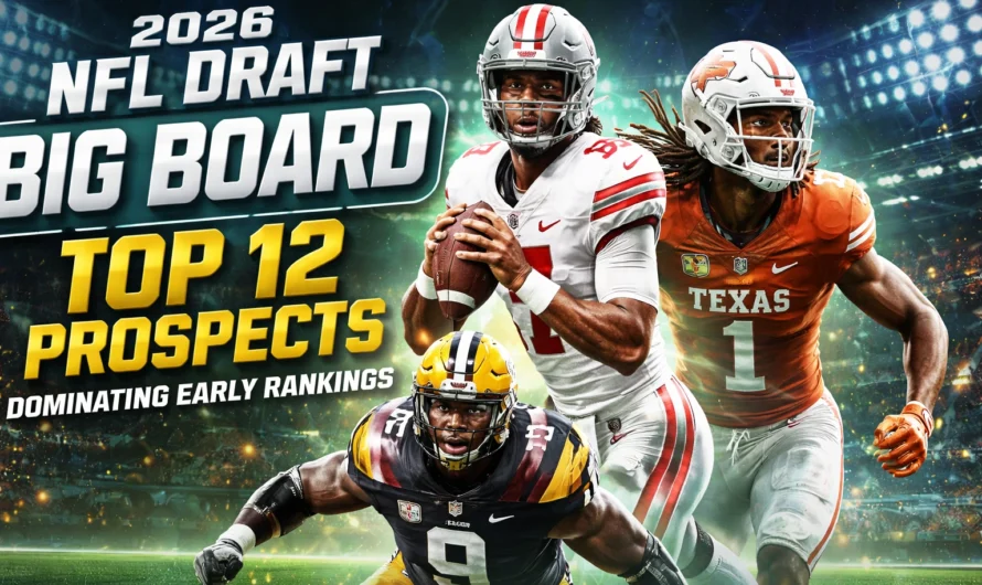 2026 NFL Draft Big Board: Top 12 Prospects Dominating Early Rankings