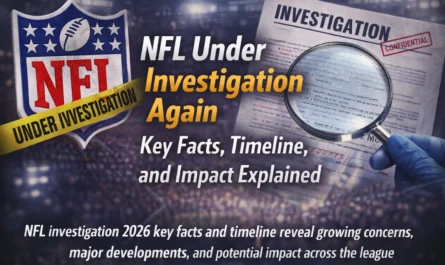 NFL investigation 2026 key facts and timeline