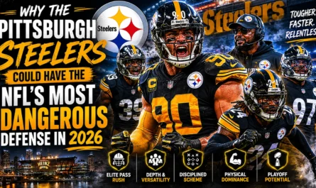 why the Pittsburgh Steelers could have the NFL’s most dangerous defense in 2026