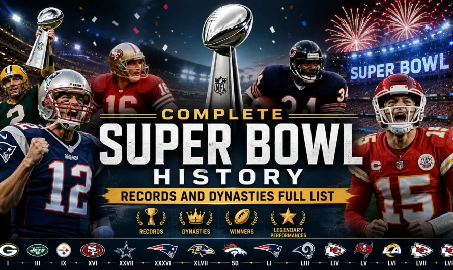 Super Bowl History Deep Dive: Records, Dynasties, and Legendary Performances