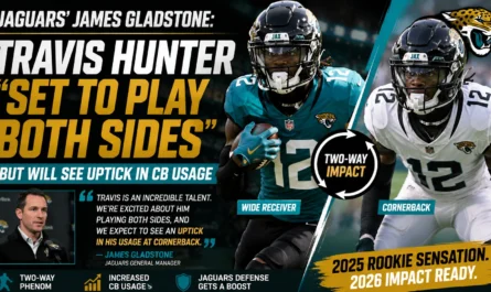 Travis Hunter CB usage increase 2026 Jaguars two way role analysis and fantasy football impact