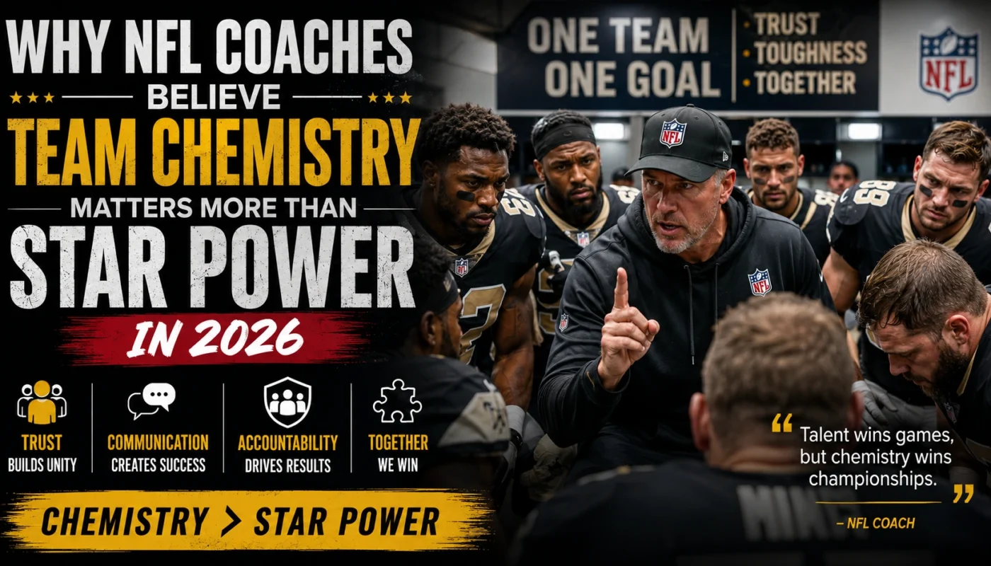why NFL coaches believe team chemistry matters more than star power in 2026