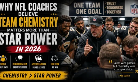 why NFL coaches believe team chemistry matters more than star power in 2026