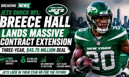 New York Jets breece hall contract extension 2026 analysis