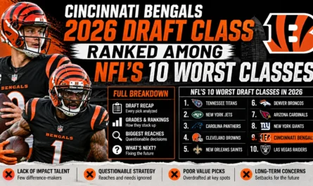 Cincinnati Bengals 2026 draft class ranked among worst NFL draft classes full breakdown analysis