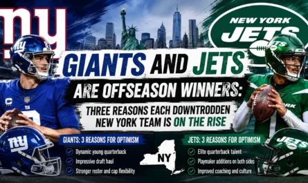 Why the New York Giants and Jets are offseason winners in 2026 after major roster upgrades and draft success