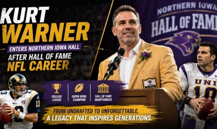 Kurt Warner Northern Iowa Hall of Fame induction and inspirational NFL underdog career legacy