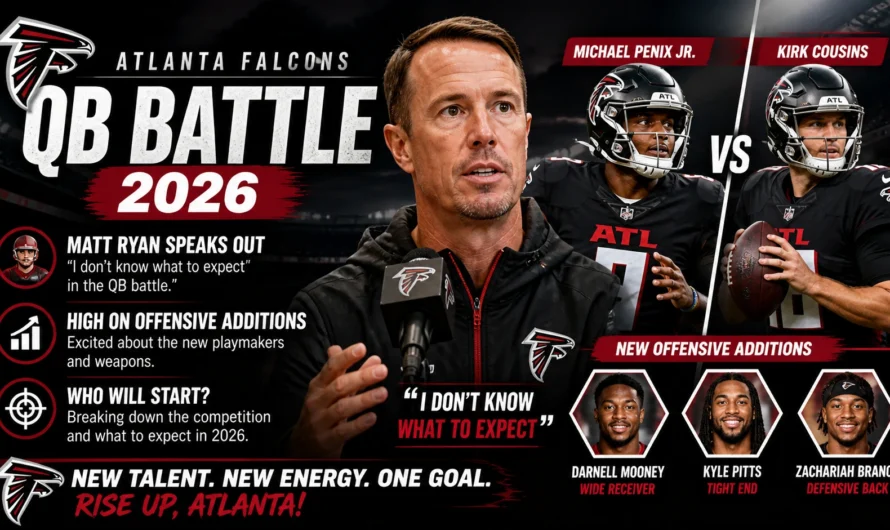 Falcons’ Fire: Matt Ryan Weighs in on the QB Drama Heating Up Flowery Branch