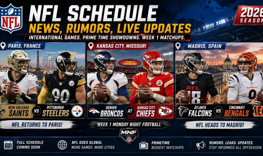 How the NFL’s International Expansion Is Changing the 2026 Schedule