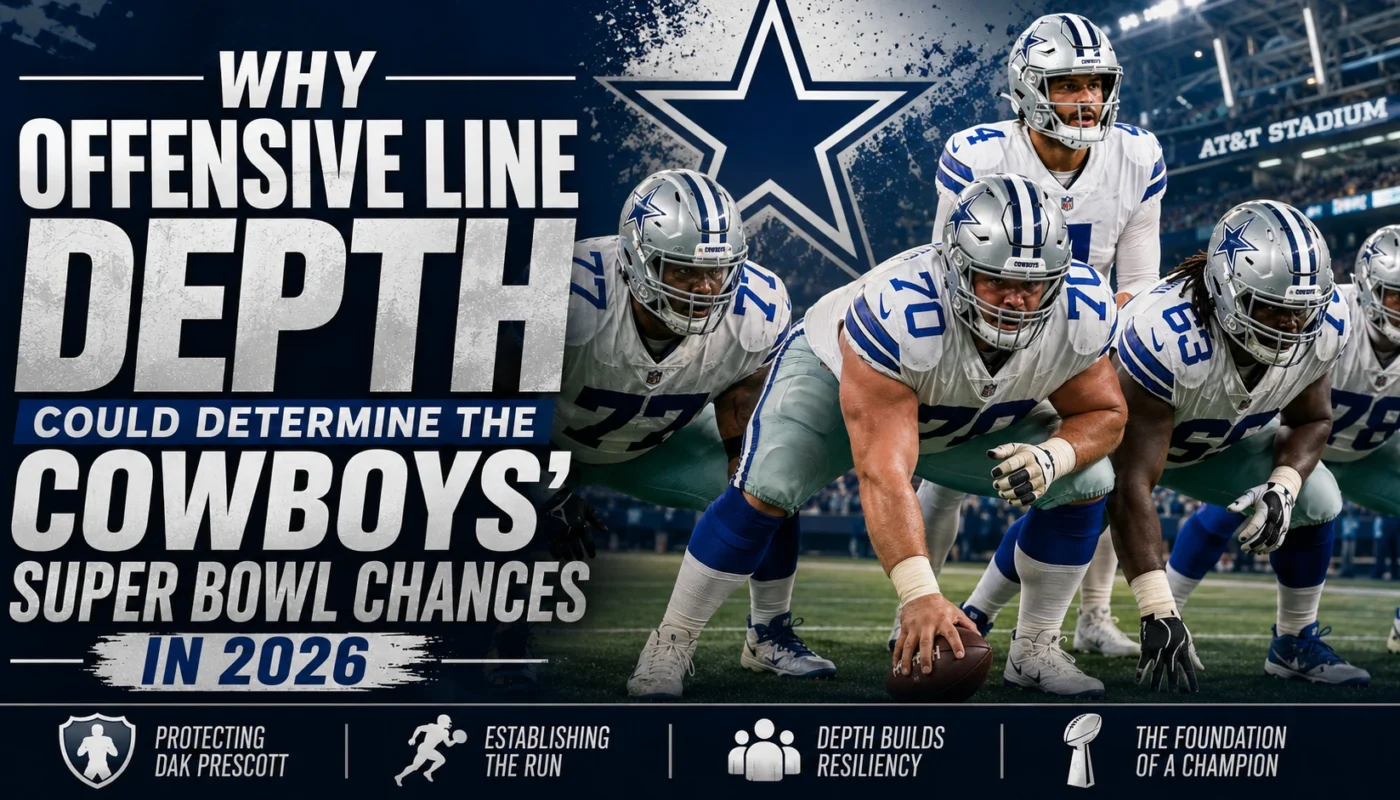 Why Offensive Line Depth Could Determine the Cowboys' Super Bowl Chances in 2026