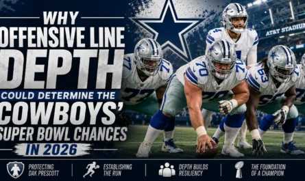 Why Offensive Line Depth Could Determine the Cowboys' Super Bowl Chances in 2026
