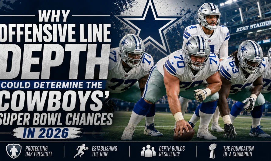 Why Offensive Line Depth Could Determine the Cowboys’ Super Bowl Chances in 2026