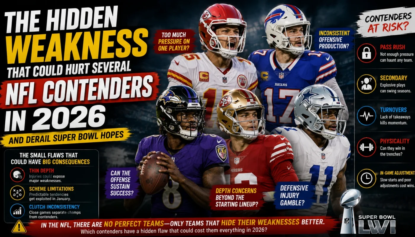 The Hidden Weakness That Could Hurt Several NFL Contenders in 2026 and Derail Super Bowl Hopes