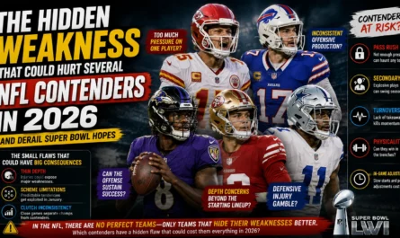 The Hidden Weakness That Could Hurt Several NFL Contenders in 2026 and Derail Super Bowl Hopes