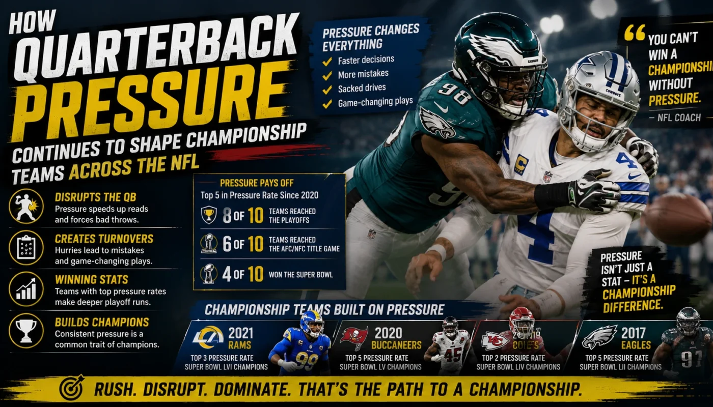 How Quarterback Pressure Continues to Shape Championship Teams Across the NFL in 2026