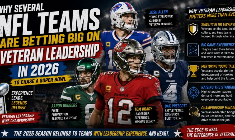 Why Several NFL Teams Are Betting Big on Veteran Leadership in 2026