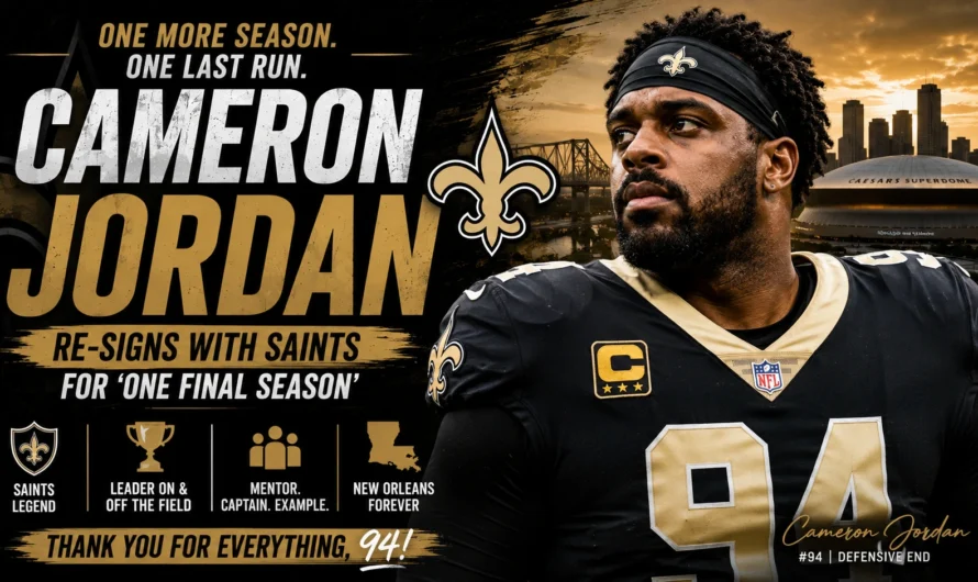 Can Cameron Jordan’s Final Season Become the Perfect Ending to a Saints Legend’s Career?