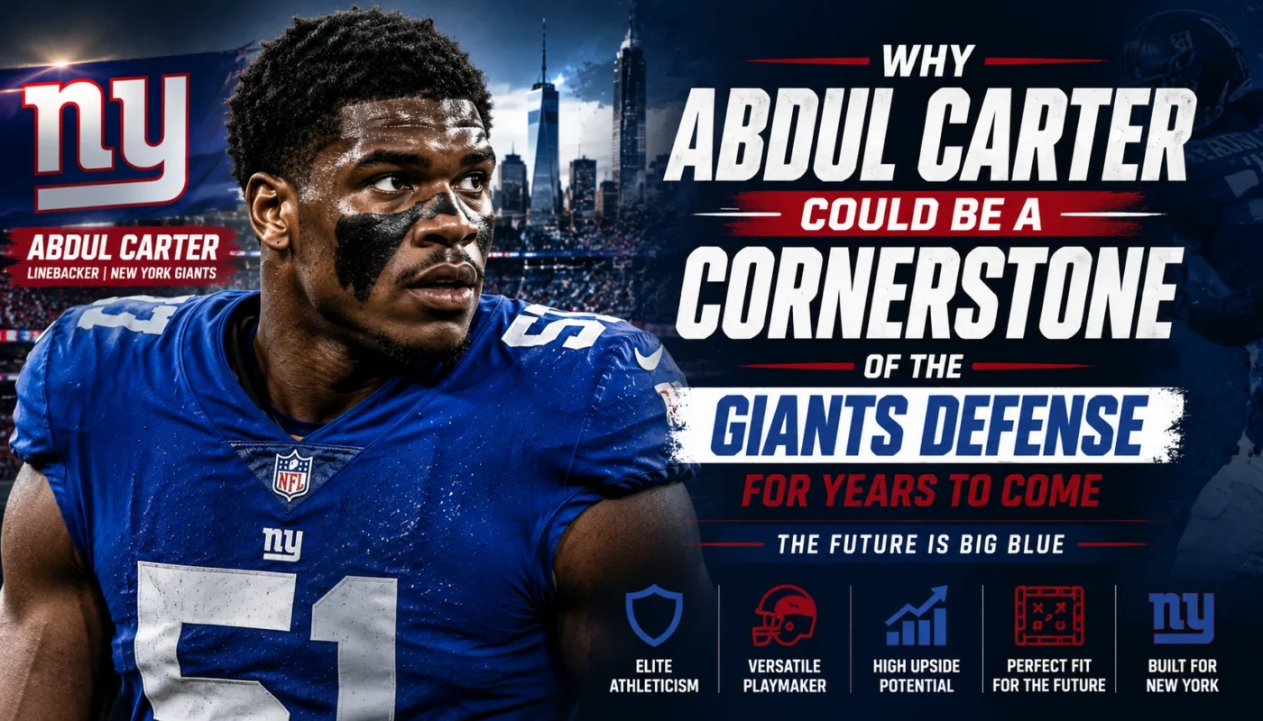 Why Abdul Carter Could Be a Cornerstone of the Giants Defense for Years to Come in 2026