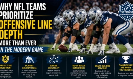 why NFL teams prioritize offensive line depth