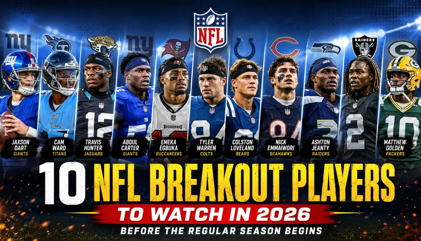 NFL breakout players to watch in 2026