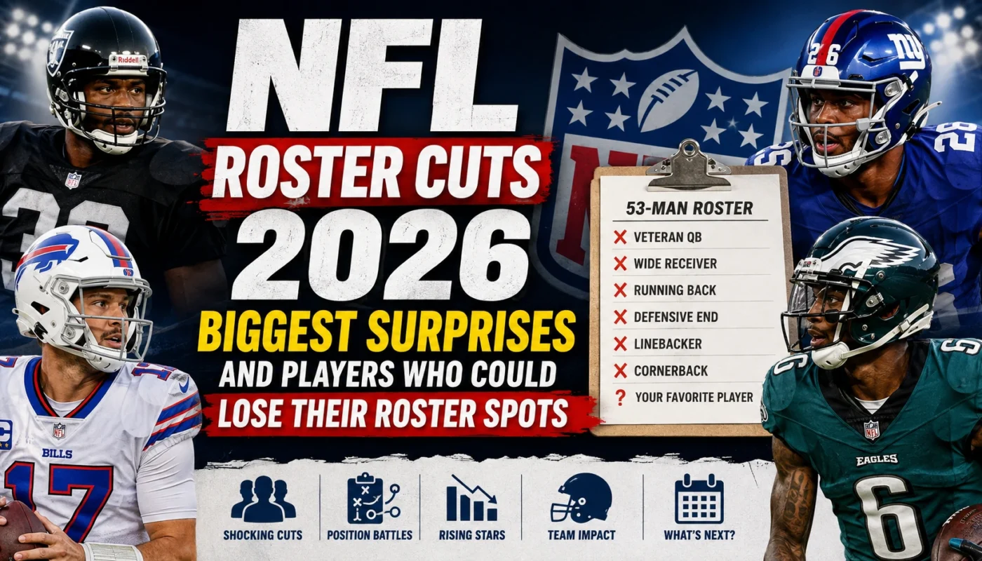 NFL roster cuts 2026 biggest surprises and players who could lose their roster spots