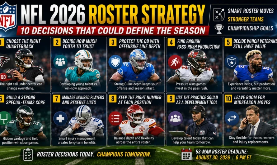 NFL 2026 Roster Strategy: 10 Decisions That Could Define the Season