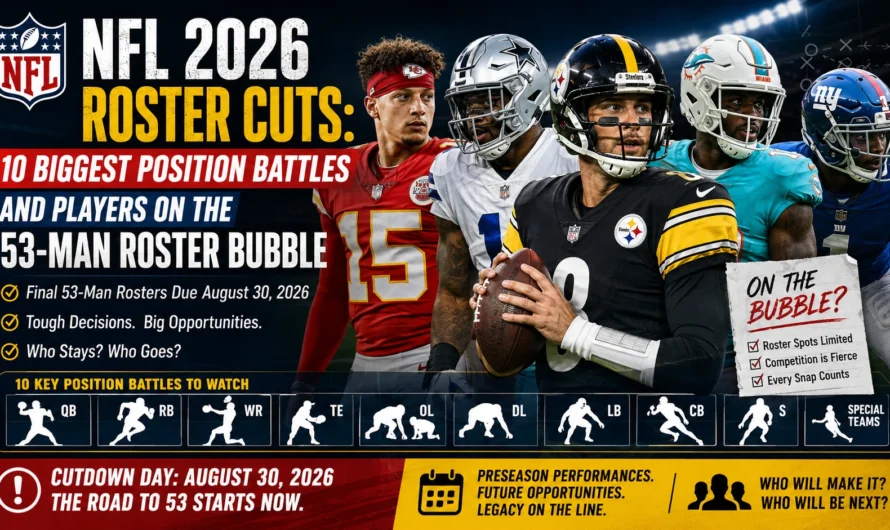 NFL 2026 Roster Cuts: 10 Biggest Position Battles and Players on the 53-Man Roster Bubble