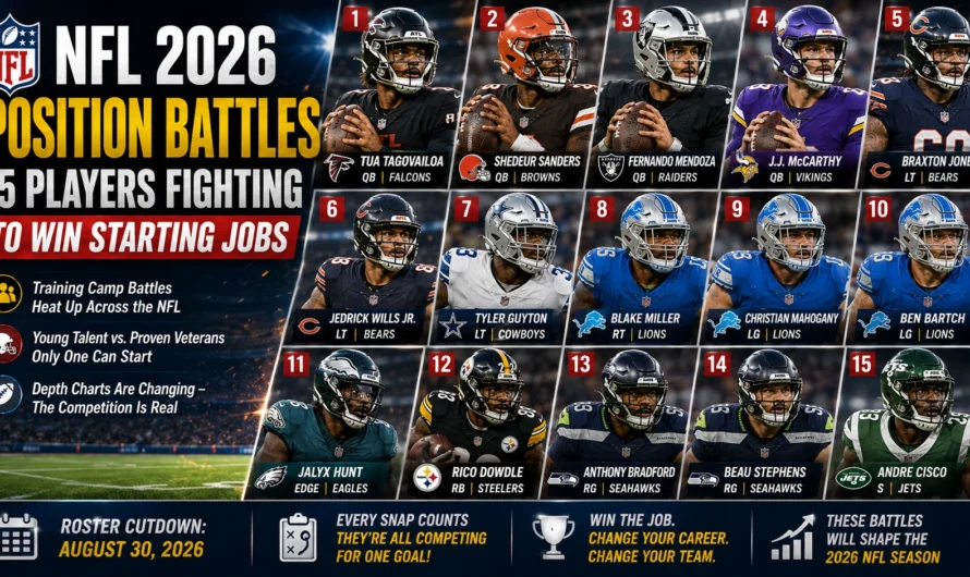 NFL 2026 Position Battles: 15 Players Fighting to Win Starting Jobs