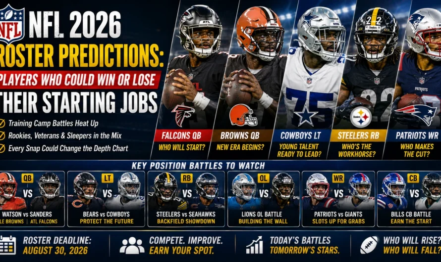 NFL 2026 Roster Predictions: Players Who Could Win or Lose Their Starting Jobs