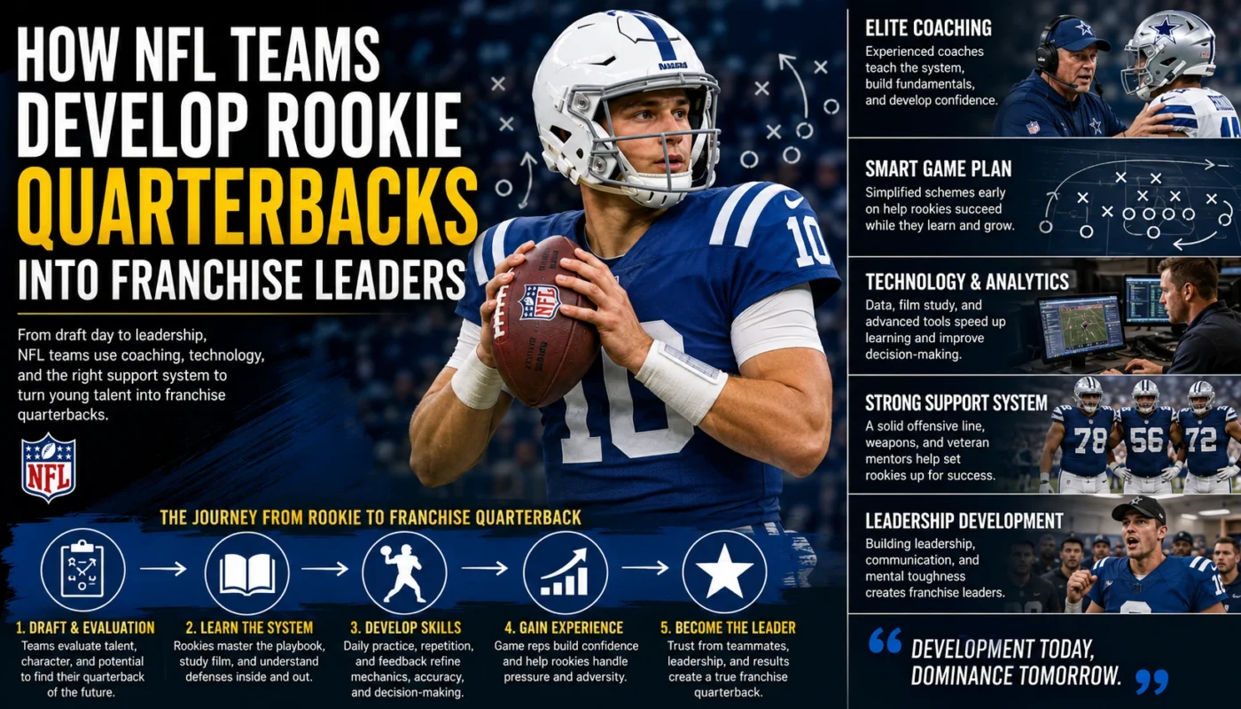 how NFL teams develop rookie quarterbacks