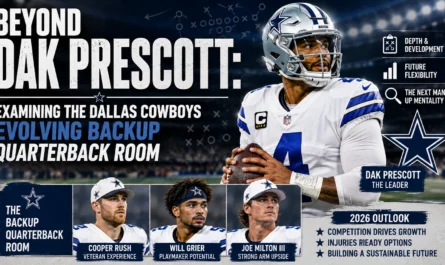 Dallas Cowboys quarterback depth chart and backup options
